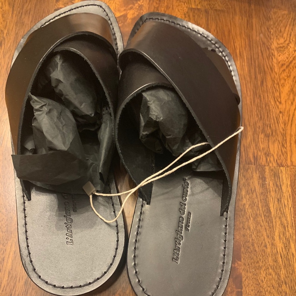 Premium Leather Sandals handmade in Italy.